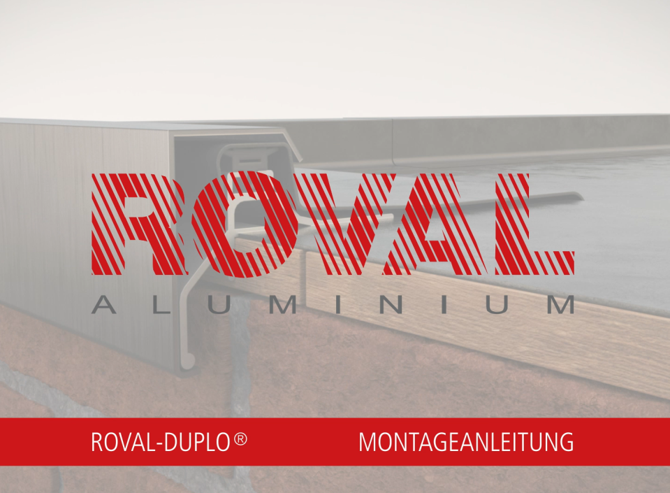 Montageanleitung Dachrandprofile Roval-Duplo®